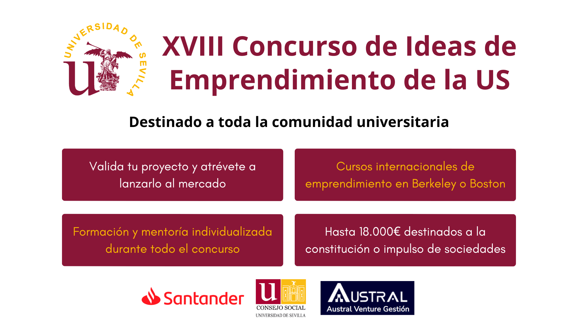 XVIII Concurso de Ideas de la US